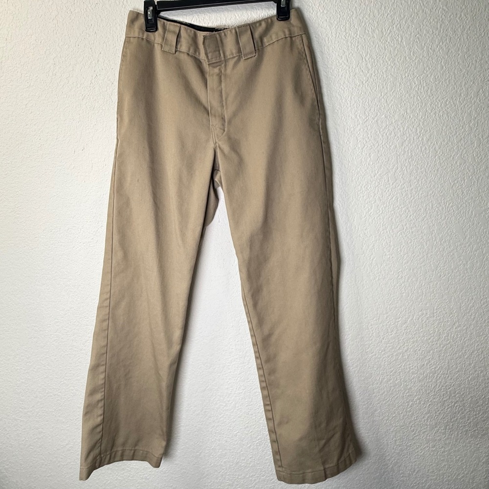 Dickies Mens 874 FLEX Work Pants Beige Casual Trousers 32x32